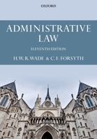Administrative Law 0198762194 Book Cover