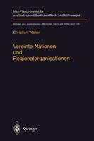Vereinte Nationen Und Regionalorganisationen 3642647138 Book Cover