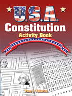 U.S.A. Constitution Activity Book 048680934X Book Cover
