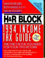H & R Block 1994 Income Tax Guide 0020796757 Book Cover