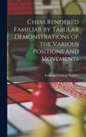 Chess Rendered Familiar by Tabular Demonstrations of the Various Positions and Movements 1017644500 Book Cover