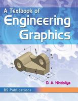 A Textbook of Engineering Graphics 9385433539 Book Cover
