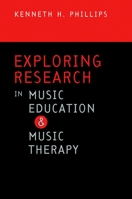 Exploring Research in Music Education and Music Therapy 0195321227 Book Cover