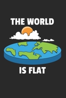 Flache Erde Notizbuch: Flache Erde Notizbuch für Liebhaber / Notizheft / Notizblock A5 (6x9in) Dotted Notebook / Punkteraster / 120 gepunktete Seiten (German Edition) 1672938163 Book Cover