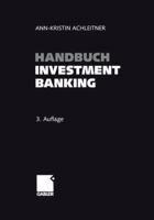 Handbuch Investment Banking 3663102602 Book Cover