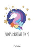 What's Important to Me - Teen Notebook 1671347633 Book Cover
