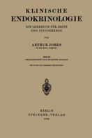 Klinische Endokrinologie: Ein Lehrbuch Fur Arzte Und Studierende 3642899102 Book Cover