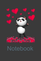 Notebook: Perfect Notebook For Panda Lover. Cute Cream Paper 6*9 Inch With 100 Pages Notebook For Writing Daily Routine, Journal and Hand Note 1700653784 Book Cover