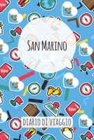 San Marino Diario di Viaggio: Pianificatore di viaggio I Pianificatore di viaggio su strada I Diario a griglia a punti I taccuino I Diario tascabile I Regalo per Backpacker (Italian Edition) 1658765494 Book Cover