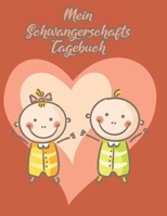 Mein Schwangerschafts Tagebuch: A4 Persönliches Schwangerschaftstagebuch mit Platz für Gedanken, Fotos & Skizzen zum selber Eintragen & Mood Tracker zum Ausfüllen I Für werdende Mamis (German Edition) 1691793019 Book Cover