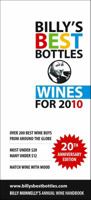 Billys Best Bottles Wines for 2010 1552788105 Book Cover