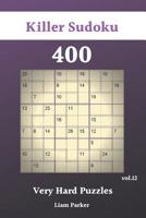 Killer Sudoku - 400 Very Hard Puzzles vol.12 1099858593 Book Cover
