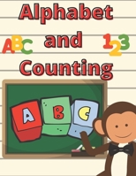 Alphabet Counting: For Toodlers Early Childhood Education / Maths for Kids / Learn With Animals Coloring Book B0948N643V Book Cover