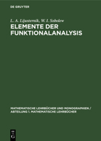Elemente Der Funktionalanalysis 3112542177 Book Cover