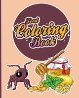 Food Coloring Book: Children's Drawings B08W3M9WK4 Book Cover