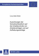 Auswirkungen Der Schuldrechtsreform Auf Die Inhaltskontrolle Von Arbeitsvertraegen Und Auf Aufhebungsvertraege 3631527942 Book Cover