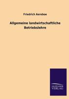 Allgemeine Landwirtschaftliche Betriebslehre 3846021024 Book Cover