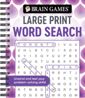Brain Games - Large Print Word Search (Swirls) 1645584992 Book Cover