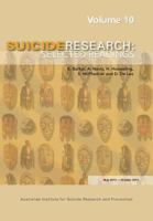 Suicide Research: Selected Readings (Vol 10) 1922117234 Book Cover