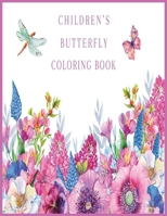 Children's Butterfly Coloring Book B0CR1G6DVT Book Cover