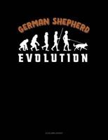 German Shepherd Evolution: 4 Column Ledger 1796278181 Book Cover