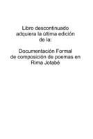 Documentación Formal Enciclopédica de composición de poemas en rima Jotabé B0B5KXB4JJ Book Cover