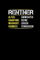 Rentner: Notizbuch A5 120 karierte Seiten - Ruhestand Steckbrief Abschiedgeschenk Lustig Renteneintritt 1674246218 Book Cover