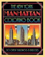 The New York Manhattan Coloring Book 061517454X Book Cover