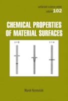 Chemical Properties of Material Surfaces 0367397110 Book Cover