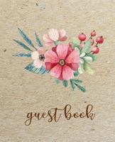 Guest Book: 150 Pages Vintage Guest Book for Weddings, Showers & More 198612939X Book Cover