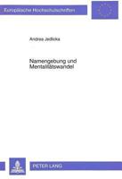 Namengebung Und Mentalitaetswandel 363146357X Book Cover
