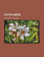 Petite mère 3849130436 Book Cover