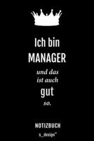 Notizbuch f�r Manager: Originelle Geschenk-Idee [120 Seiten kariertes blanko Papier] 1709842458 Book Cover