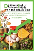 Delicious and Simple List of Foods on the Paleo Diet : A Step by Step Meal Planner Guide for Beginners 1651893373 Book Cover