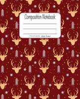 Composition Notebook: 7.5x9.25, Wide Ruled 1674912544 Book Cover