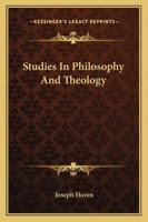 Studies in Philosophy & Theology 1019152125 Book Cover