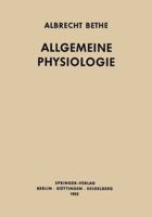 Allgemeine Physiologie 3642494641 Book Cover