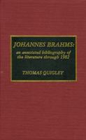 Johannes Brahms 0810834391 Book Cover