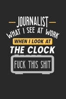 Journalist What I See At Work: Funny Journal | 6x9 Notebook | 120 pages | Dot Grid 1674754310 Book Cover