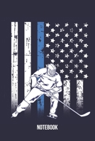 Notebook: Thin Blue Line Notebook for Police Hockey Players 1710102543 Book Cover