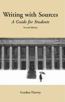 Writing With Sources: A Guide for Students 0872204340 Book Cover