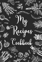 My Recipes Cookbook: Blank Recipe Book; Blank Cookbook; Personalized Recipe Book; Cute Recipe Book; Empty Recipe Book; Customized Recipe Book; Small Blank Cookbook; Blank Recipe Cookbook 1699391076 Book Cover