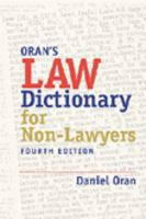 Law Dictionary for Nonlawyers 0314875352 Book Cover