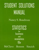 Statistics for Business & Economics 0132409372 Book Cover
