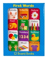 First Words 12 Mini Board Books 1640309489 Book Cover