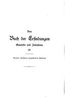 Das Buch der Erfindungen, Gewerbe und Industrien - IV 1523354593 Book Cover