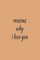 Reasons Why I Love You: 110 Lined pages, Love Journal Gift For Someone You Love, Valentine's Day Proposal Gift 1654025445 Book Cover