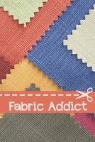 Fabric Addict: 6 x 9 Graph Paper Notebook For Those Who Love To Quilt 1688446400 Book Cover