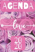 Agenda 2020: semainier&journalier 12 mois vue mensuelle en d�but de mois confort prise de notes avec nombreuses annexes format 15 x 22 cm motif fleurs 1698967365 Book Cover