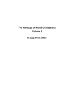 Heritage of World Civilizations: Since 1500 0136003222 Book Cover